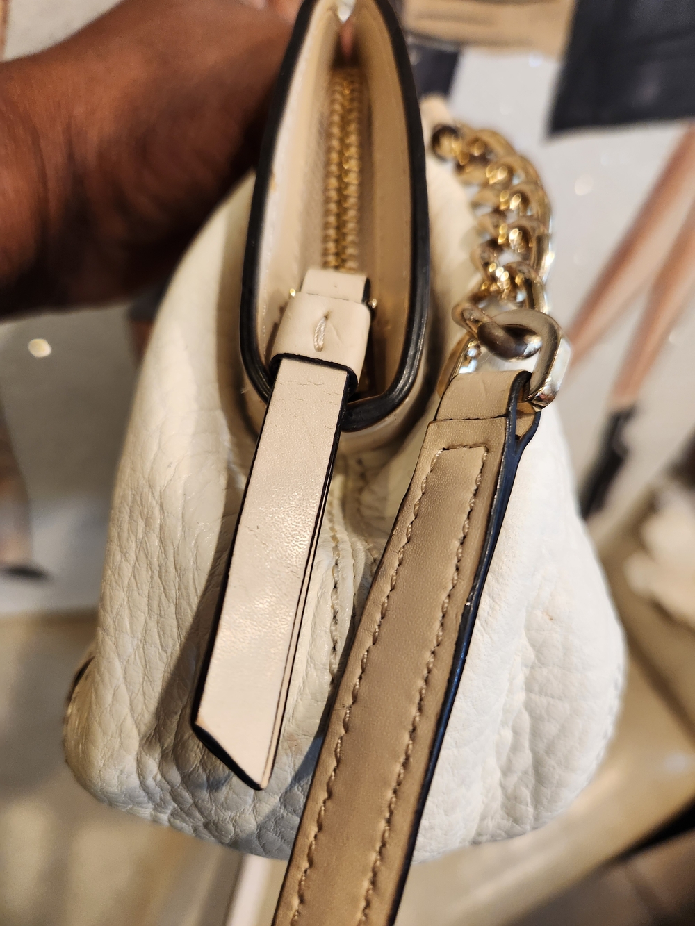 Kate Spade Cream and White Women's Crossbody Bag with Bow and Scarf Accent - Picture 11 of 15